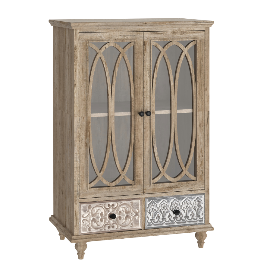 Arcade Filigree 2-Door 2-Drawer Chest